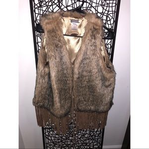 Fur/Fringe Vest